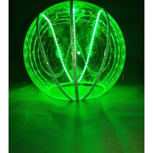 RGB color change led lumious hat led helmet stage show DJ DS Party light up caps