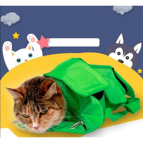 Multifunction Cat Bag Anti scratch Cat Grooming Nail Cutting Protect Bags Pick Ear Blowing Hair Beauty Bag Supplies