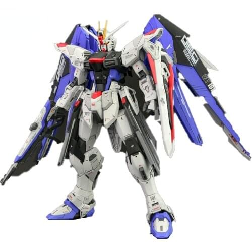 Original Bandai Gundam Model Anime Figure MG 1/100 ZGMF-X10A FREEDOM 2.0 Out of Print Rare Spot Action Figure Kids Assembled Toy