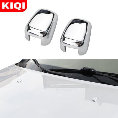 Car Front Windshield Washer Wiper Spray Nozzle Spout Cover Trim Fit for Jeep Patriot Grand Cherokee Compass Car Styling