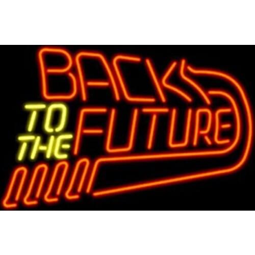 Neon Sign For New Back To The Future Glass Tube Commercial Lamp resterant light advertise custom Impact Attract Outdoor Lighting