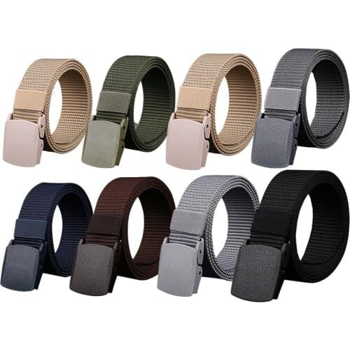 8 Colors Nylon Tactical Army Belt Canvas Waistband Strap Outdoor Military Heavy Duty Training Hunting Combat Belt For Men