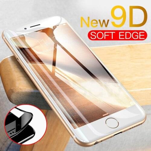 New 9D Curved Full Cover Tempered Glass on the For iPhone X XR XS Max Screen Protector For iPhone 8 7 6 6s Plus Protection Film