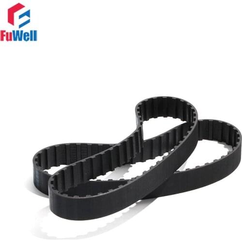 Timing Belt L Type 533L/548L/550L/570L/581L Closed Loop Pulley Belt 12.7/15/20/25/30/38mm Belt Width Black Rubber Toothed Belt