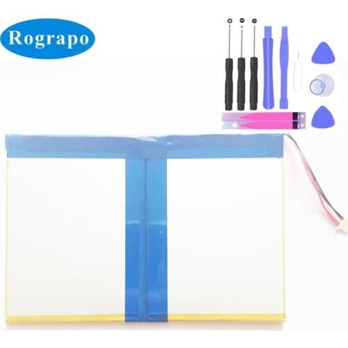 New 8000mAh Li-Polymer Replacement Battery For Essentielb Smart Tab 1005 Tablet PC Accumulator 5-wire Plug+tools