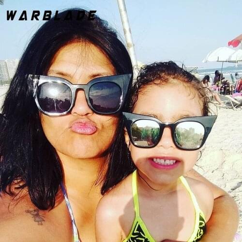 Cat Eye Sunglasses Women and Kids 2018 New Children Sun Glasses Fashion Childrens Cateye Brand Designer Baby Girls Eyewear