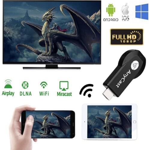 WeCast AnyCast M2 Plus Airplay Miracast DLNA 1080P WiFi Display TV Dongle Video Streamer Chrome Cast 2 Crome Cast Cromecast 2