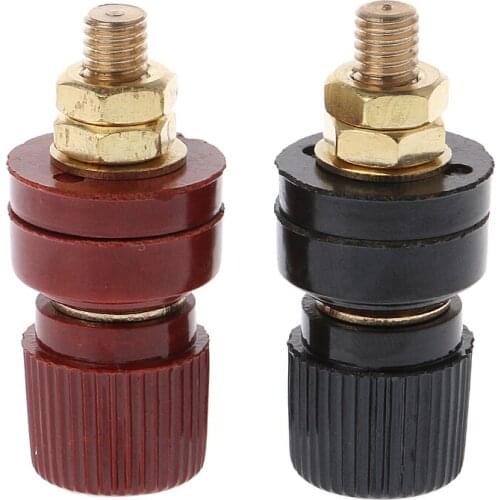 1 Pair 6mm 333 Binding Post For Power Amplifier Terminals AC Power Audio Adapter