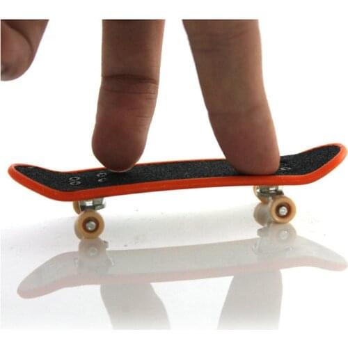 1pc Mini Skateboard Finger Skate Double Rocker Mini Vinger Skateboard Toets Mini Skate Plastic Stents Scrub Vinger Scooter