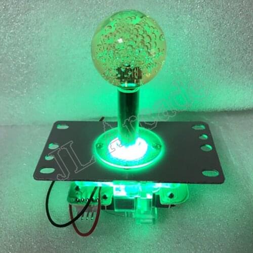 2 pcs Arcade Classic Competition Joystick 5V Lamp LED Lights Illuminated 4 - 8 Way Rocker For Arcade Machine Mame Jamma PC Games