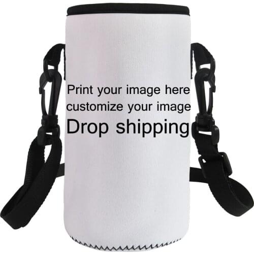 500ml Portable Water Bottle Insulation Customizable Anti-scratch Shoulder Kettle Cover Strap Sports Camping Drinking Tea Cup