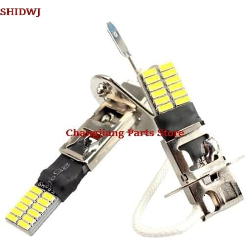 6500K HID Xenon White 24-SMD H1 LED Replacement Bulbs For Fog Lights Driving DRL