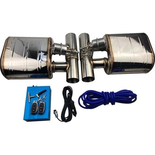 Auto parts exhaust pipe T valve muffler Suitable for BMW E46 E60 E90 pneumatic remote valve muffler tail pipe