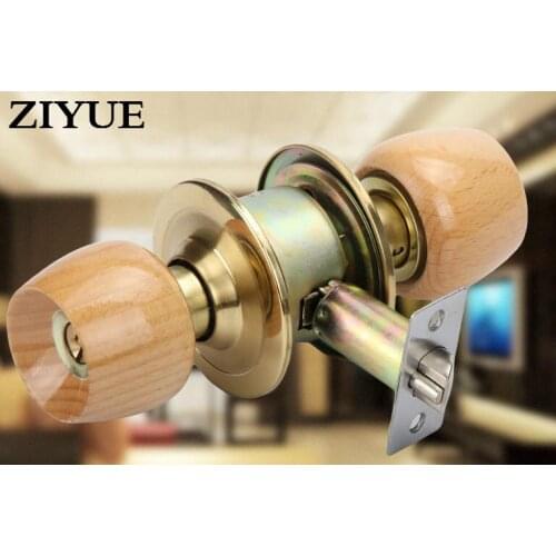 Free Shipping High Study Bathroom Door Locks Copper Core Wooden Bedroom Door Lock