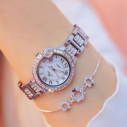 Women Watches Time 2017 New Casual Luxury Diamond Quartz Watch Dial Ceramics Strap Wristwatches Female Dress Clock Saac relogio