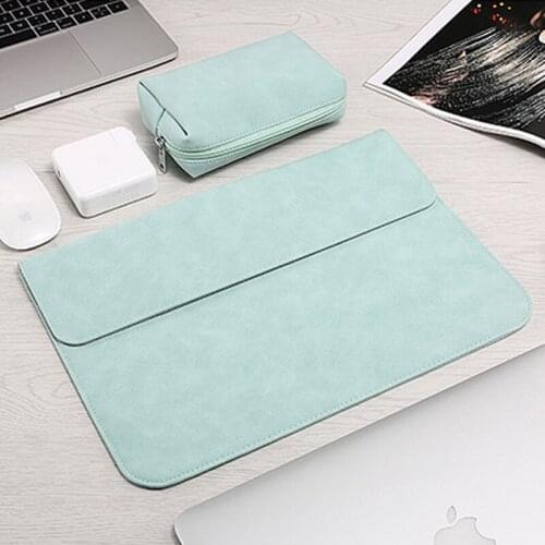 Matte Laptop Sleeve Bag For Macbook Air 13 A1932 11 12 15.4 New Pro 15 Touch Bar Notebook Case For Xiaomi 13.3 15.6 Scrub Cover