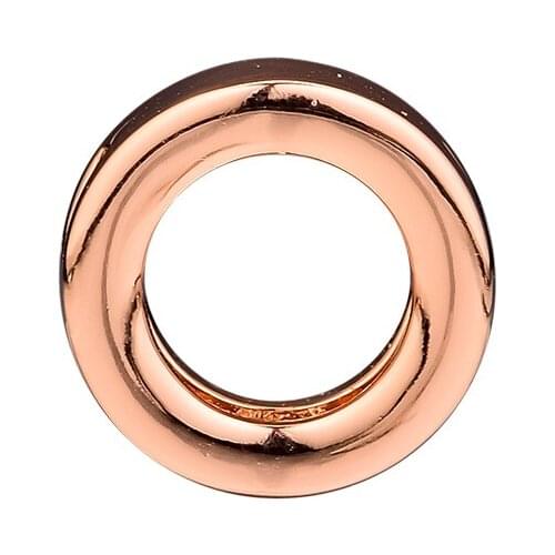 CKK 925 Sterling Silver Reflexions Logo Clip Charms Rose Gold Beads Original Jewelry Fits For Reflexions Bracelets