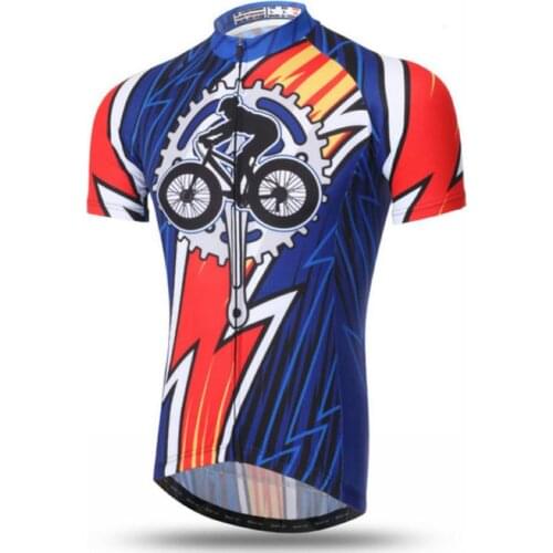 Summer Bike Short Sleeve Cycling Jersey Men Mountain Bike Jersey mtb Shirts Top Ropa Biking Bicycle Clothing Maillot ciclismo