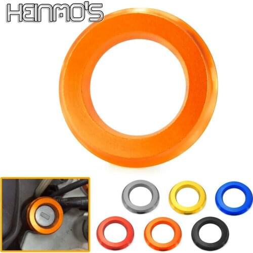 For KTM DUKE 125 200 390 RC 125 200 390 2013-2020 Motorcycle Ignition Switch Cover Aluminum Accessories Decorative KeyHole Cover