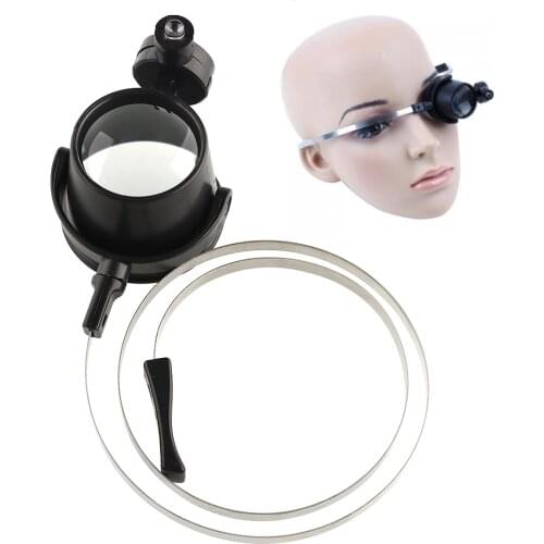 New Portable 15X Head Band Eye Led Magnifier Loupe Jewelers Circuit Magnifying Glass Watchmakers Head-mounted Drop Shipping