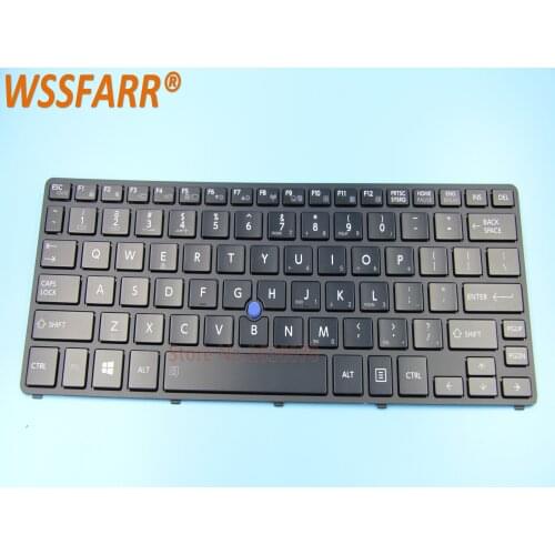 NEW Original Laptop replacement keyboard for Toshiba Portege Z20T-B series black US QWERTY with trackPoint