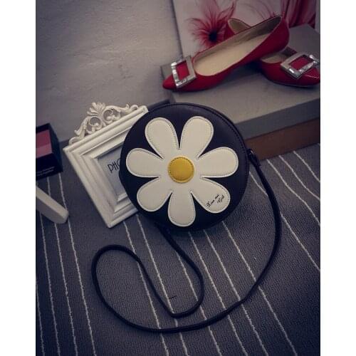 031118 new hot lady small sunflower shoulder bag kids baby mini flap bag