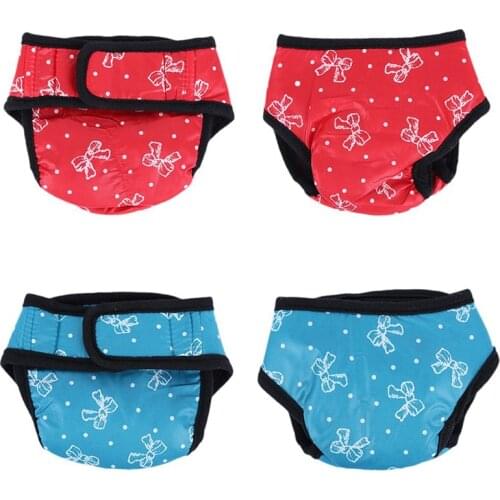 New Pet Underwear Dog Physiological Panty Female Pet Dog Jeans Pant Diaper Physiological Pants Washable Female Pet Home Product