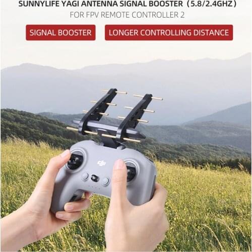 NEW DJI FPV Controller 5.8G/2.4G Yagi Antenna Enhanced Signal Range Extender High Quality Part for FPV Remote Controller