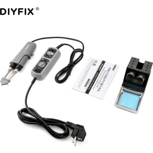 DIYFIX 938D Hot Tweezers Adjustable Electric Soldering Station Heating Pliers For BGA SMD Rework Repairing Power Tools Set