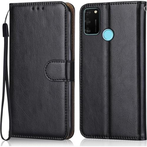 Folio Luxury Leather Case for On Huawei Honor Play 9A MOA-AL00, MOA-TL00, MED-AL20, 6.3''Wallet Stand Flip Case Phone Bag