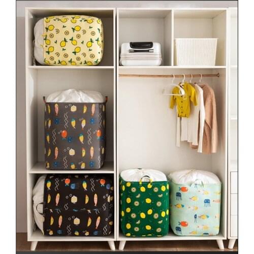 Storage Bag Anti-Mould Waterproof Packing Organize Clothes Bags Blanket Closet Box Basket Home Foldable Bolsas De Almacenamiento