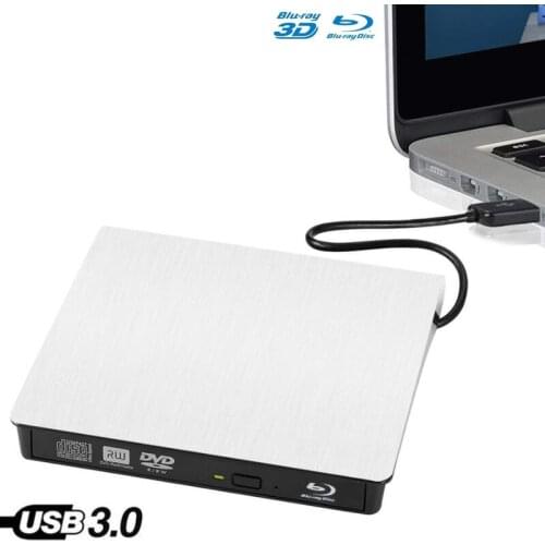 USB 3.0 DVD Player Bluray Burner External Optical Drive BD-RE Blu-ray Superdrive CD/DVD RW Writer Recorder for Laptop iMACbook