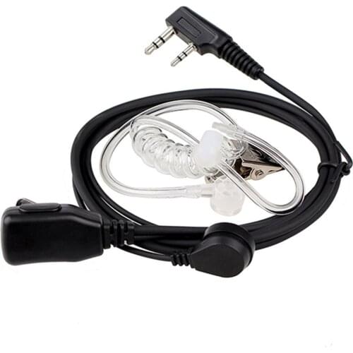 1/5Pcs Retevis Ptt Mic Air Acoustic Tube Earpiece Walkie Talkie Headset For Baofeng Uv-5R Retevis H777 Rt22 Rt80 C9003