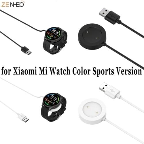1M Smartwatch Charger Adapter USB Charging Cable Cord Wire for Xiaomi Mi Watch Color Sports Version Smart Watch Accessories