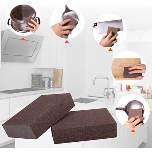 10pcs Magic Sponge melamine Rust removal Cleaning sponges Cleaning Sponge bown Emery sponge Kitchen cleaning tool