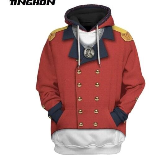 3D Cosplay Tecumseh Custom Hoodies Apparel For Men/Women Harajuku Fashion Tribal chief Sweatshirt Casual Jacket Pullover
