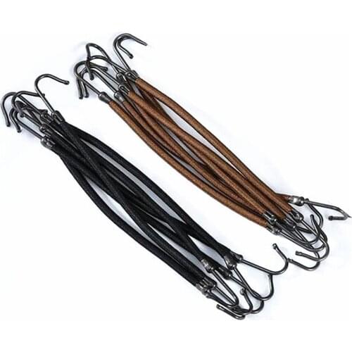 5/10pcs Ponytail Rubber Elastic Hook Hair Bands For Women Gum Hooks Hair Accessories Hair Ties Styling Tools Holder Bungee Bands