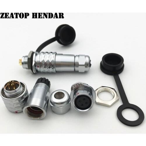 50Set SF12 Waterproof Metal 2 3 4 5 6 7 9 Pin Jack PUSH-PULL IP67 Male Plug Female Socket LED Electrical Industrial Connector