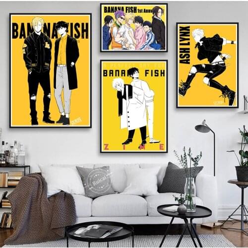 Diamond Embroidery 5D DIY Art Kits BANANA FISH Anime Poster Poster Diamond Painting Cross Stitch Home Decoration