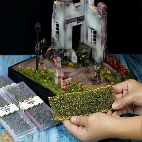 Architecture New Model Fake Field Flower Grass for Building Kits Toy Ho Scale Train Layout Forest Diorama Design