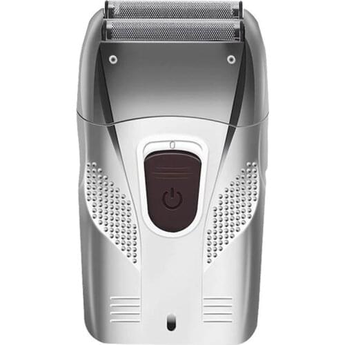 Electric Shaver for Men Razor Hair Removal Beard Trimmer Usb Cable Retro Reciprocating Double Cutter Head