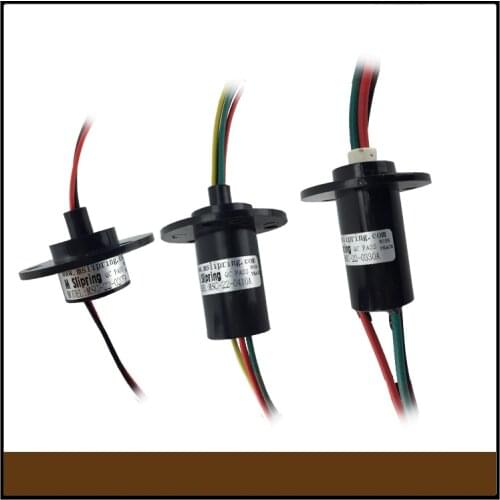 Large Current 30A 2/3/4/5/6 Channel Slip Ring 22mm/31mm Rotate Connector Slip Rings SRC-22-0X30A Capsule Conductive Slip ring
