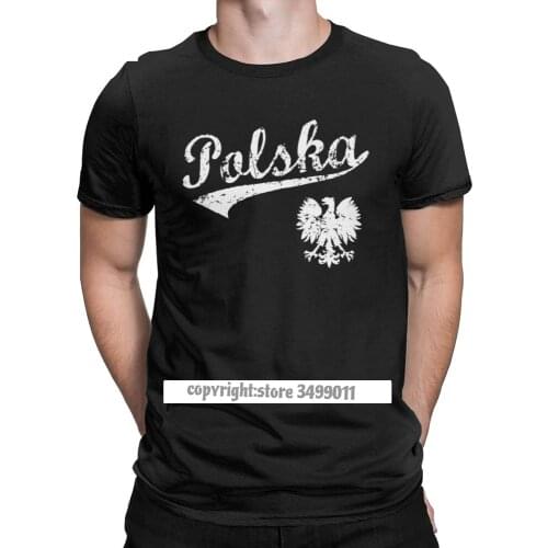 Polska Sport Style Tops T Shirt Men Poland Polish Husaria Warszawa Novelty Cotton Tshirts Happy New Year Camisas T Shirts Tops