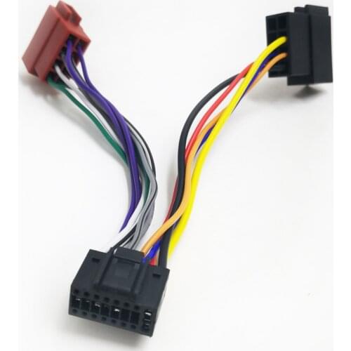 Biurlink Car Radio ISO Harness Wiring Stero ISO Transfer Cable Adapter for Kenwood DDX5015DAB DDX5015BT DDX4015BT