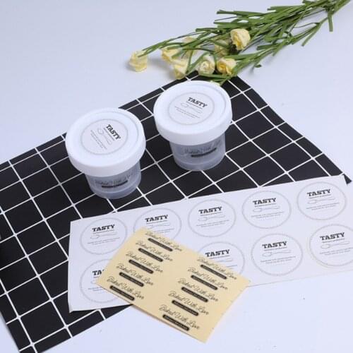 1000pcs/lot HOT SALE White Tasty Baked With Love DIY Note Sticker Decoration Label Multifunction Surprise Gift Scrapbook