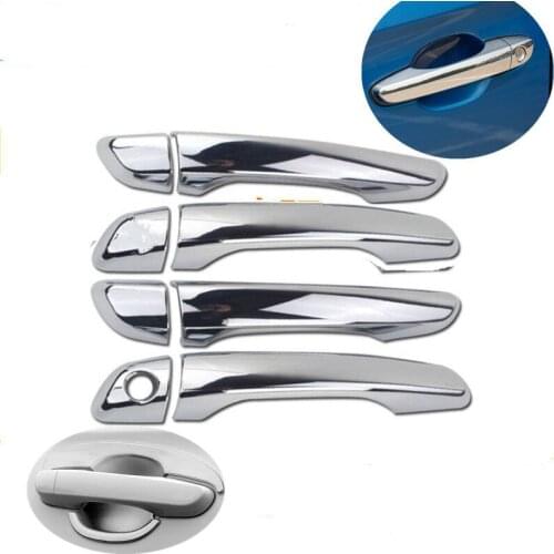 For Hyundai Creta Ix25 2014 2015 2016 2017 2018 2019 Chrome Door Handle Cover Cup Bowl Molding Catch Garnish Overlay Cap