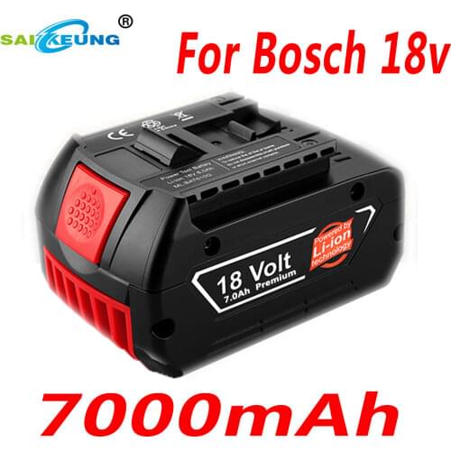 Upgrade Bosch 18V Professional Battery 7000mAh Compatible Power Tool BAT609 BAT610 BAT618 BAT619G Battery