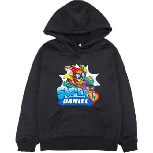 Popular Casual Child Super Zings Hoodies Fleece Warm Sweatshirt Boys Girls Sportswear Kids Superzings Pullover Children Coats