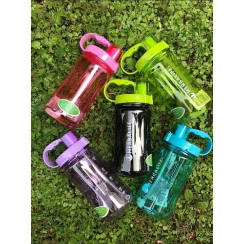 1000ml/2000ml 7 color Herbalife Nutrition 24hour Drinkware protein shaker Camping Hiking Straw Water Bottle Space Bottle
