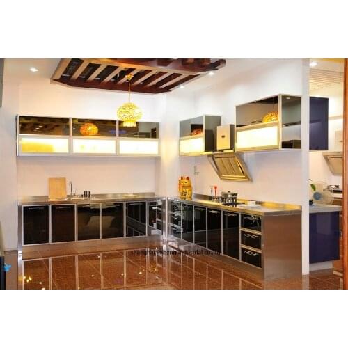 High gloss/lacquer kitchen cabinet mordern(LH-LA072)